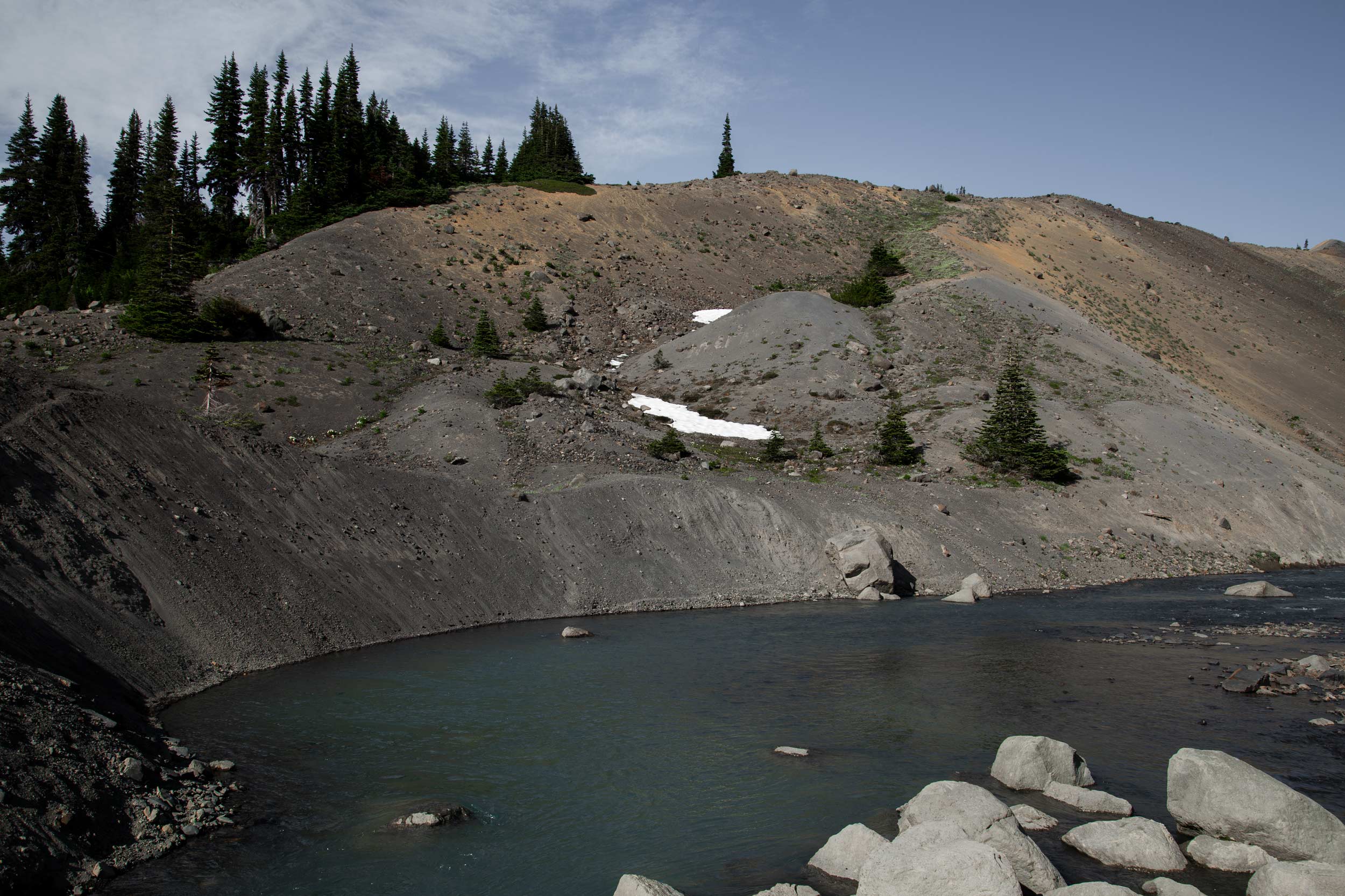 Bergsee in British Columbia.
